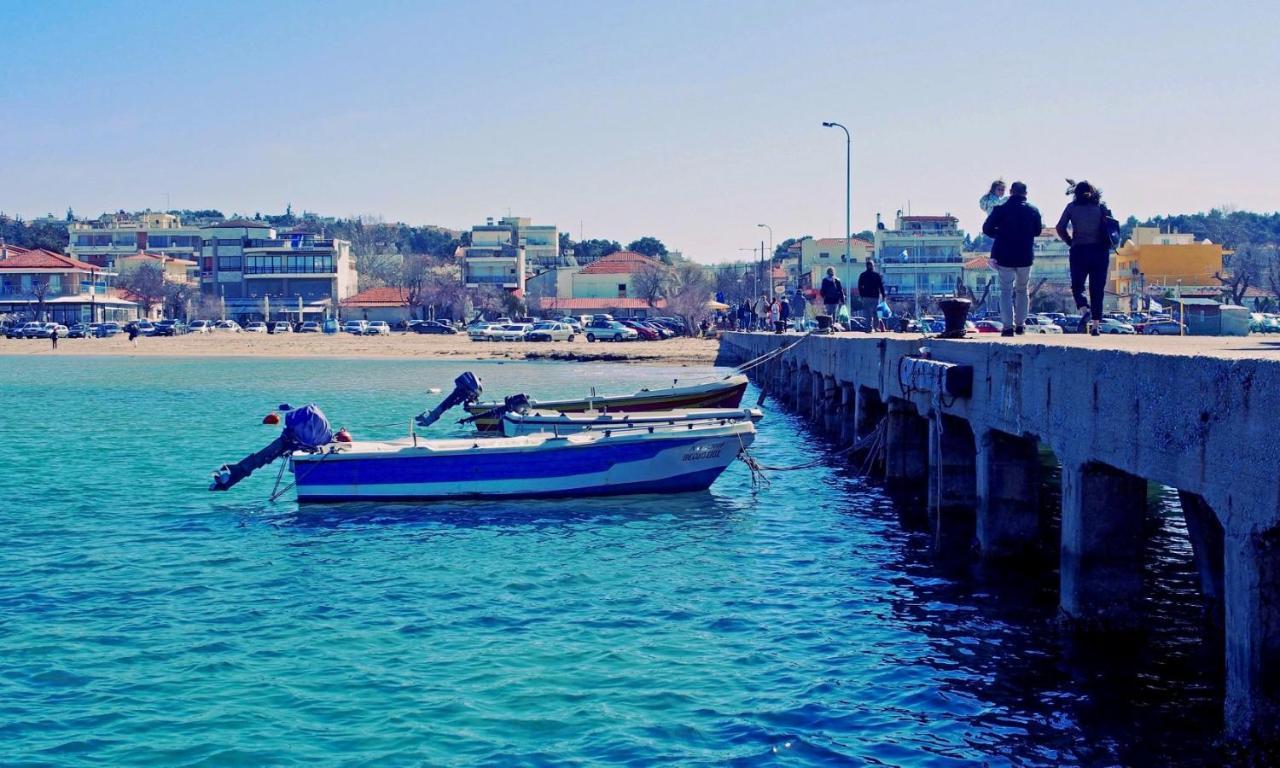 Rena'S Traditional Aegean House By The Sea Peraía エクステリア 写真